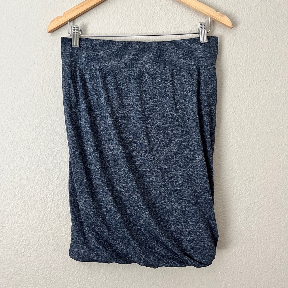 Lululemon Boulevard Bliss Bubble Skirt Women 8 Blue Stretch